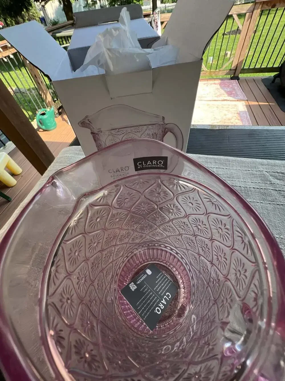 Claro Pink Beverage Pitcher – ,